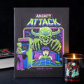19x25cm Anxiety Attack Canvas Plaque by Steven Rhodes